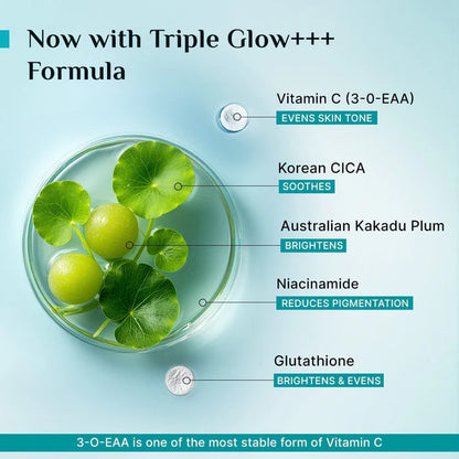 Pilgrim 10% Vitamin C Face Serum | With 5% Niacinamide, Glutathione & Australian Kakadu Plum | Triple Glow Brightening Serum | 25ml
