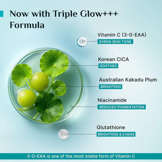 Pilgrim 10% Vitamin C Face Serum | With 5% Niacinamide, Glutathione & Australian Kakadu Plum | Triple Glow Brightening Serum | 25ml