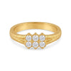 Elevate Your Style with Our 22K Gold Plated Cluster Ring