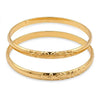 Elevate Every Outfit with Our 22K Gold Plated Floral Bangles Set - Perfect for Any Occasion