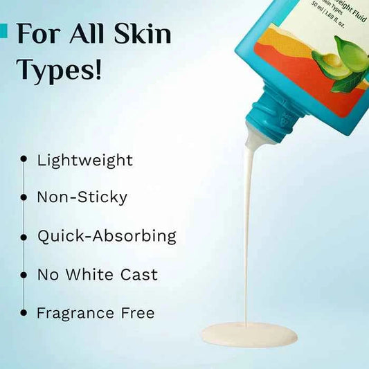 Pilgrim 5% Vitamin C Complex Brightening Serum Sunscreen SPF 50+ PA++++ | With Niacinamide, Kakadu Plum & Glutathione | Lightweight Fluid Sunscreen | 50ml