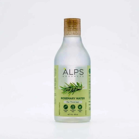 ALPS Goodness Rosemary Water Refill Pack 305ml for Thick Hair | Natural Scalp Care | Silicone, Sulphate & Paraben Free Hair Mist - GEHNA OFFICIAL