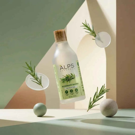ALPS Goodness Rosemary Water Refill Pack 305ml for Thick Hair | Natural Scalp Care | Silicone, Sulphate & Paraben Free Hair Mist - GEHNA OFFICIAL