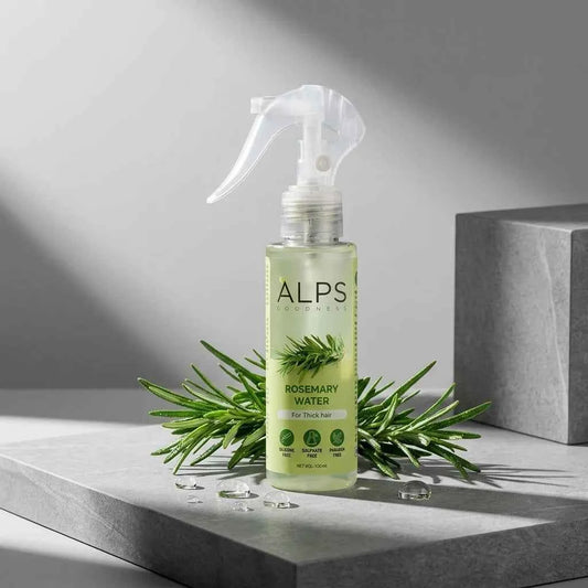 ALPS Goodness Rosemary Water 100ml Hair Spray for Thick Hair | Natural Scalp Care | Silicone, Sulphate & Paraben Free - GEHNA OFFICIAL