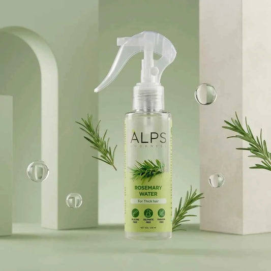 ALPS Goodness Rosemary Water 100ml Hair Spray for Thick Hair | Natural Scalp Care | Silicone, Sulphate & Paraben Free - GEHNA OFFICIAL