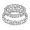 Floral Silver Plated Bangles Set - Elevate Your Style with Timeless Elegance