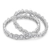 Floral Designer Bangles Set: Elevate Your Style with Silver Plated Elegance