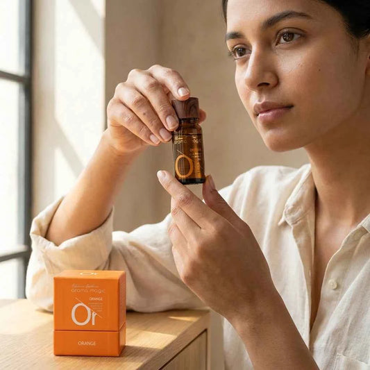 Blossom Kochhar Aroma Magic Orange Essential Oil, Pure Aromatherapy Oil for Diffuser, Massage & Daily Wellness, 10ml