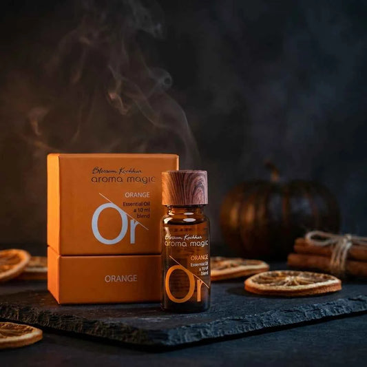 Blossom Kochhar Aroma Magic Orange Essential Oil, Pure Aromatherapy Oil for Diffuser, Massage & Daily Wellness, 10ml