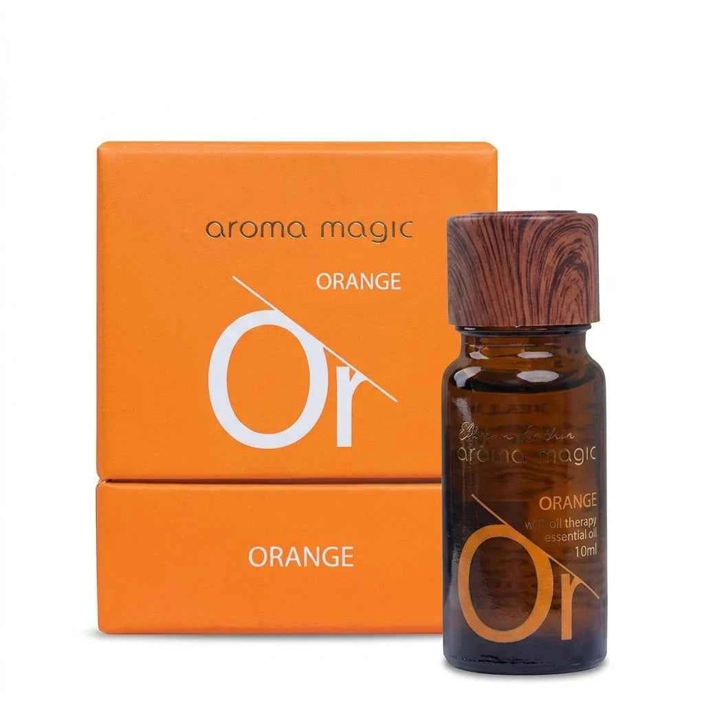 blossom kochhar aroma magic orange essential oil, pure aromatherapy oil for diffuser, massage & daily wellness, 10ml