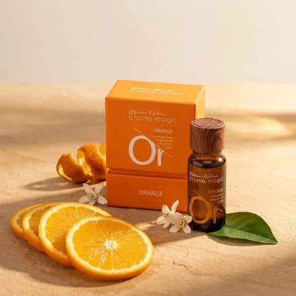 Blossom Kochhar Aroma Magic Orange Essential Oil, Pure Aromatherapy Oil for Diffuser, Massage & Daily Wellness, 10ml