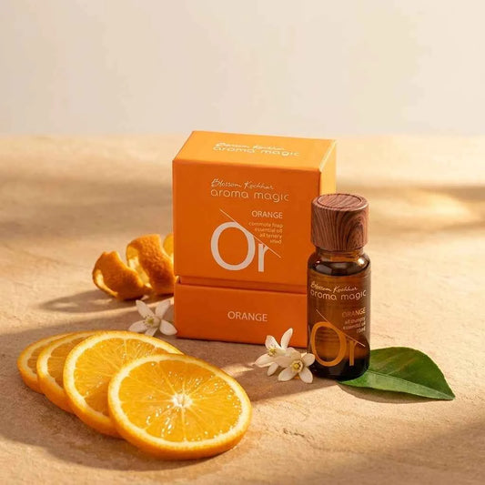 Blossom Kochhar Aroma Magic Orange Essential Oil, Pure Aromatherapy Oil for Diffuser, Massage & Daily Wellness, 10ml