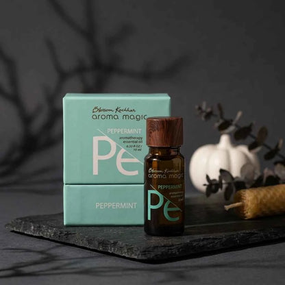 Blossom Kochhar Aroma Magic Peppermint Essential Oil, Pure Aromatherapy Oil for Diffuser, Massage & Daily Wellness, 10ml