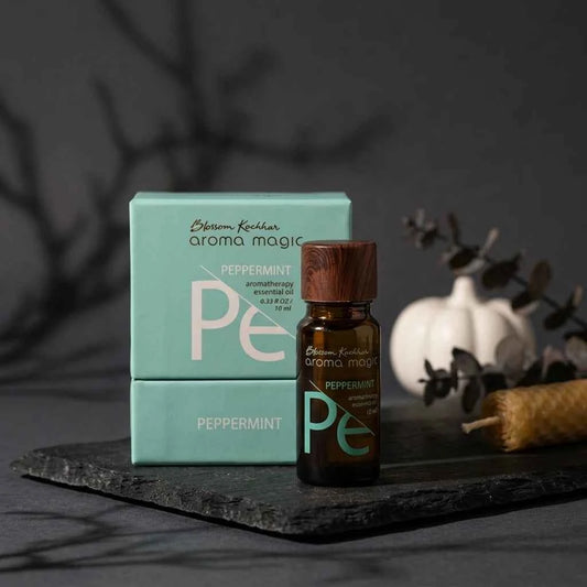 Blossom Kochhar Aroma Magic Peppermint Essential Oil, Pure Aromatherapy Oil for Diffuser, Massage & Daily Wellness, 10ml