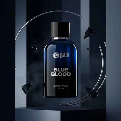 Beardo Blue Blood Eau De Parfum for Men, Long Lasting Luxury Perfume, Fresh Woody Fragrance, 100ml