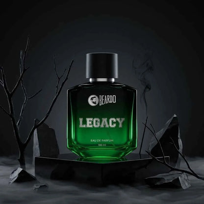 Beardo Legacy Eau De Parfum for Men, Long Lasting Luxury Perfume, Fresh Woody Aromatic Fragrance, 100ml