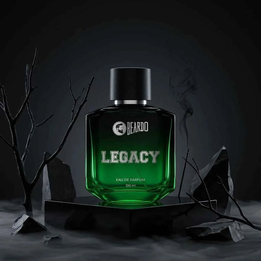 Beardo Legacy Eau De Parfum for Men, Long Lasting Luxury Perfume, Fresh Woody Aromatic Fragrance, 100ml - GEHNA OFFICIAL