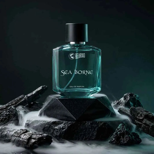 Beardo Sea Borne Eau De Parfum for Men, Long Lasting Fresh Aquatic Perfume, Premium Fragrance, 100ml - GEHNA OFFICIAL