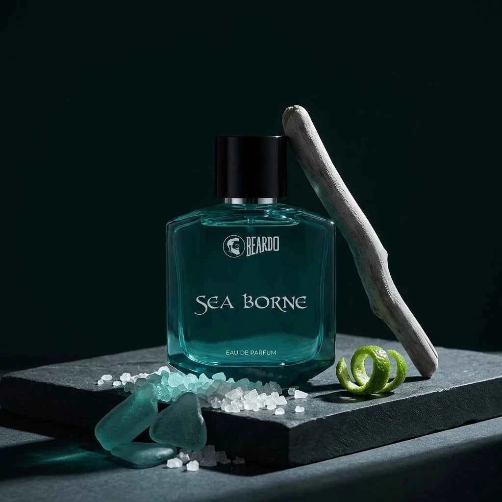 Beardo Sea Borne Eau De Parfum for Men, Long Lasting Fresh Aquatic Perfume, Premium Fragrance, 100ml