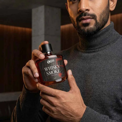 Beardo Whisky Smoke Eau De Parfum for Men 100ml Premium Long Lasting Woody Smoky Perfume