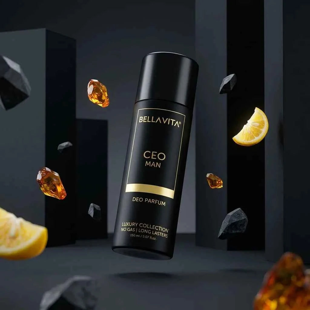 bella vita ceo man deo parfum for men 150ml long lasting premium no gas deodorant