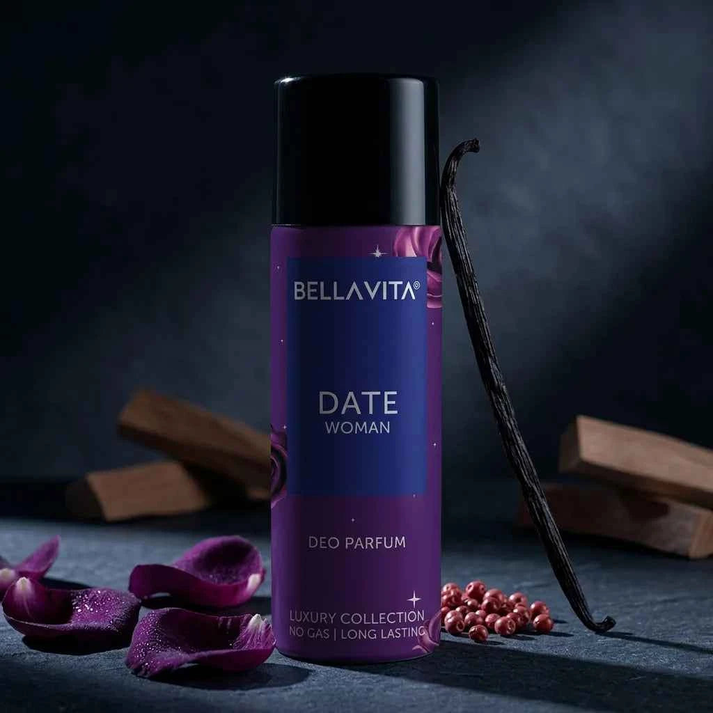 Bella Vita Date Woman Deo Parfum for Women 150ml No Gas Long Lasting Luxury Fragrance - GEHNA OFFICIAL