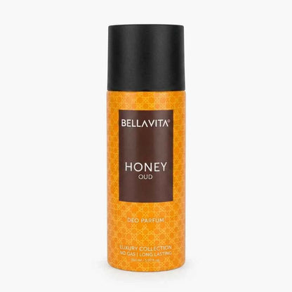 Bella Vita Honey Oud Deo Parfum 150ml No Gas Long Lasting Luxury Fragrance for Men & Women
