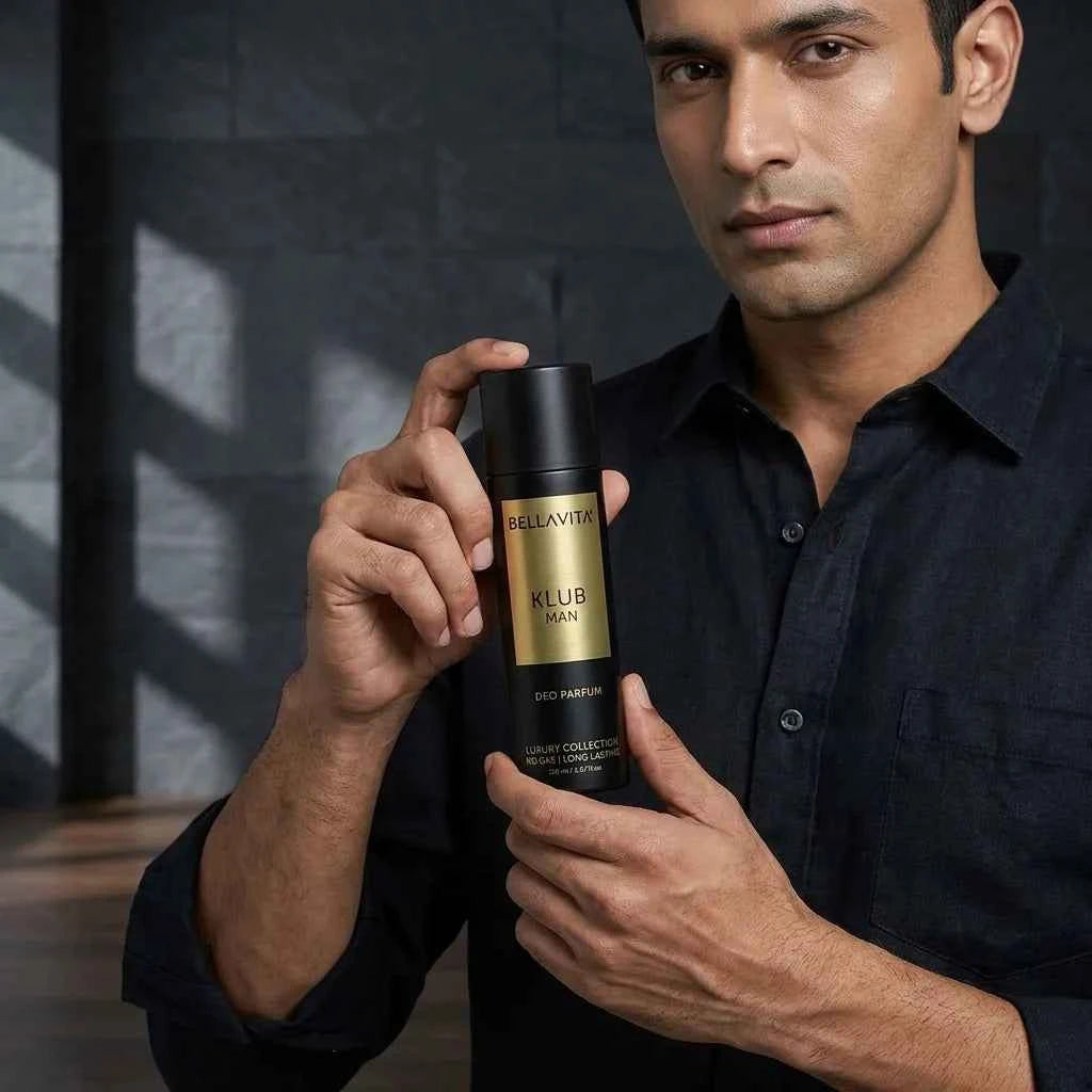 bella vita klub man deo parfum for men 150ml no gas long lasting luxury fragrance