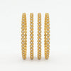 Celestia Sparkle Gold Bangles Set | Elevate Your Style with Exquisite American Diamonds
