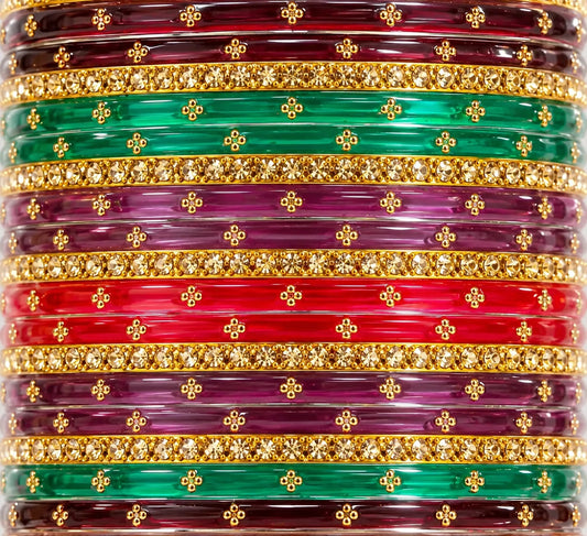 Glass Bangles Multi Colour