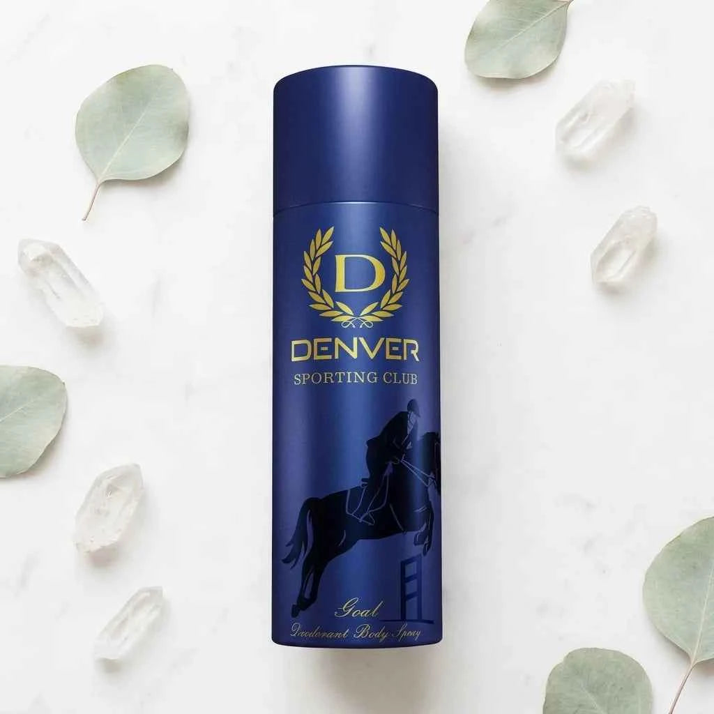 Denver Sporting Club Goal Deodorant Body Spray for Men 150ml Long Lasting Freshness