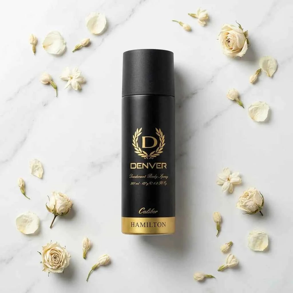 denver hamilton caliber deodorant body spray for men 150ml long lasting freshness