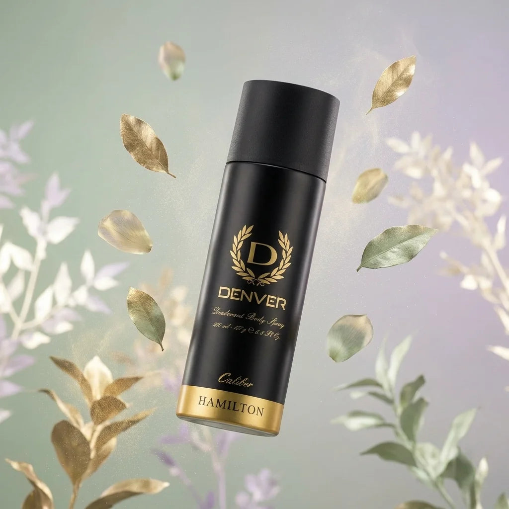 denver hamilton caliber deodorant body spray for men 150ml long lasting freshness