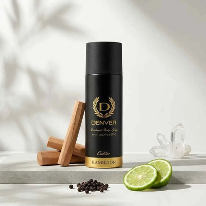 Denver Hamilton Caliber Deodorant Body Spray for Men 150ml Long Lasting Freshness