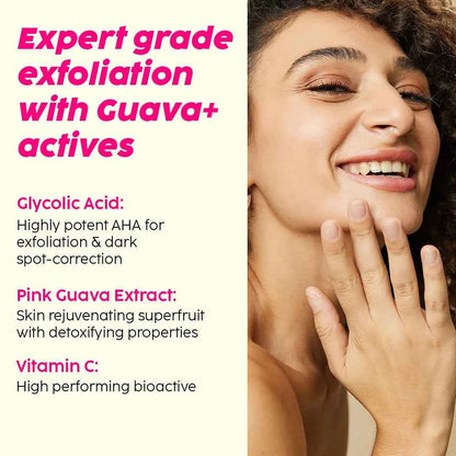 PLIX Guava Shine Bright Dewy Serum | 3% Glycolic Acid & Vitamin C | For Dark Spots & Glow - GEHNA OFFICIAL