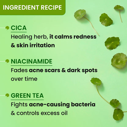 Dot & Key CICA Calming Skin Clarifying Toner with Green Tea & Niacinamide | 150ml - GEHNA OFFICIAL