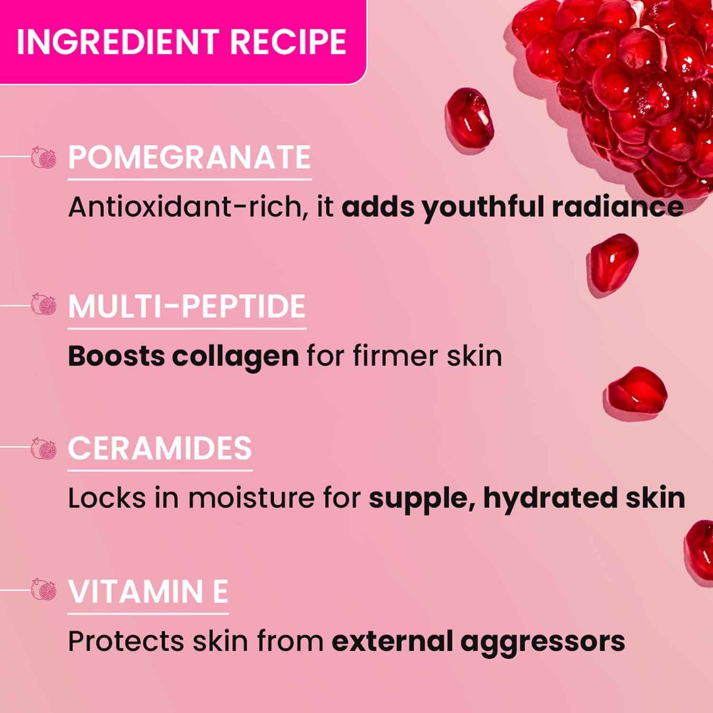 dot & key pomegranate & peptide youth restore moisturizer spf 30 | anti ageing day cream 60ml - gehna official