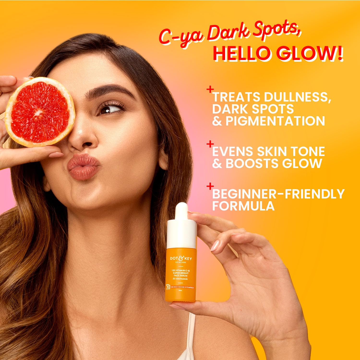 Dot & Key 10% Vitamin C + E Super Bright Face Serum with 5% Niacinamide | 30ml - GEHNA OFFICIAL