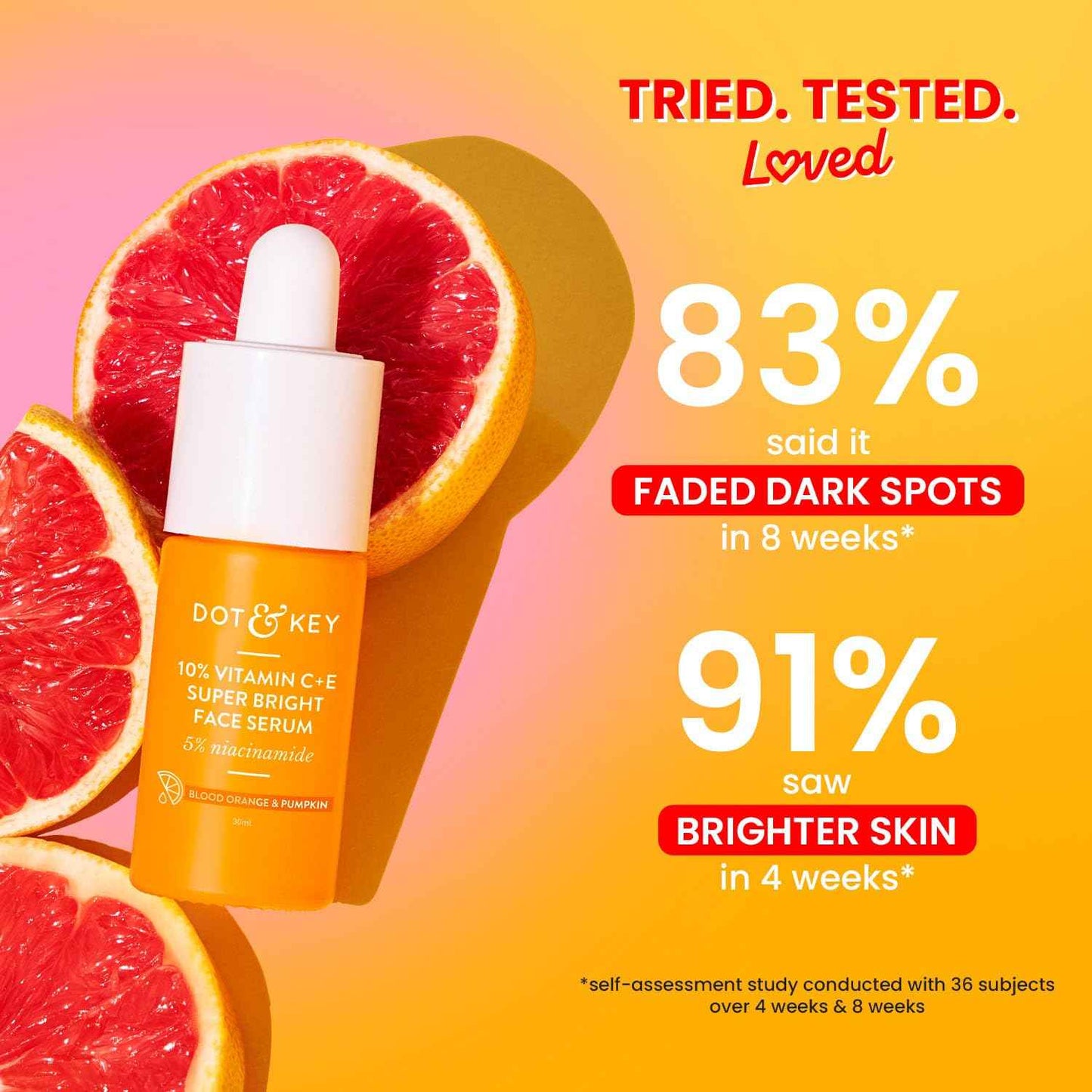 dot & key 10% vitamin c + e super bright face serum with 5% niacinamide | 30ml - gehna official
