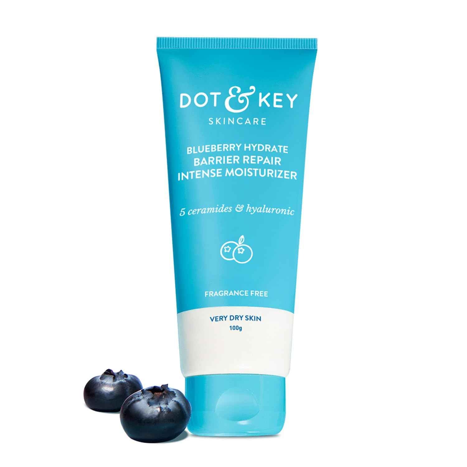 Dot & Key Blueberry Hydrate Barrier Repair Intense Moisturizer with 5 Ceramides & Hyaluronic Acid | 100g - GEHNA OFFICIAL