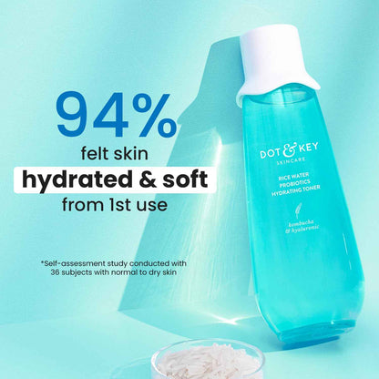 Dot & Key Blueberry Hydrate Barrier Repair Toner with 5 Ceramides & Rice Water | 150ml - GEHNA OFFICIAL