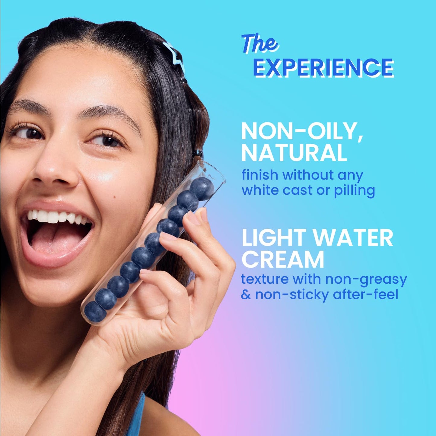 dot & key blueberry hydrate barrier repair sunscreen spf 50+ pa++++ with hyaluronic acid & 5 ceramides | 50g - gehna official
