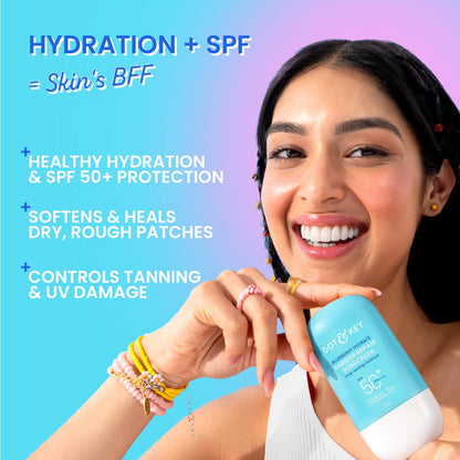 Dot & Key Blueberry Hydrate Barrier Repair Sunscreen SPF 50+ PA++++ with Hyaluronic Acid & 5 Ceramides | 50g - GEHNA OFFICIAL