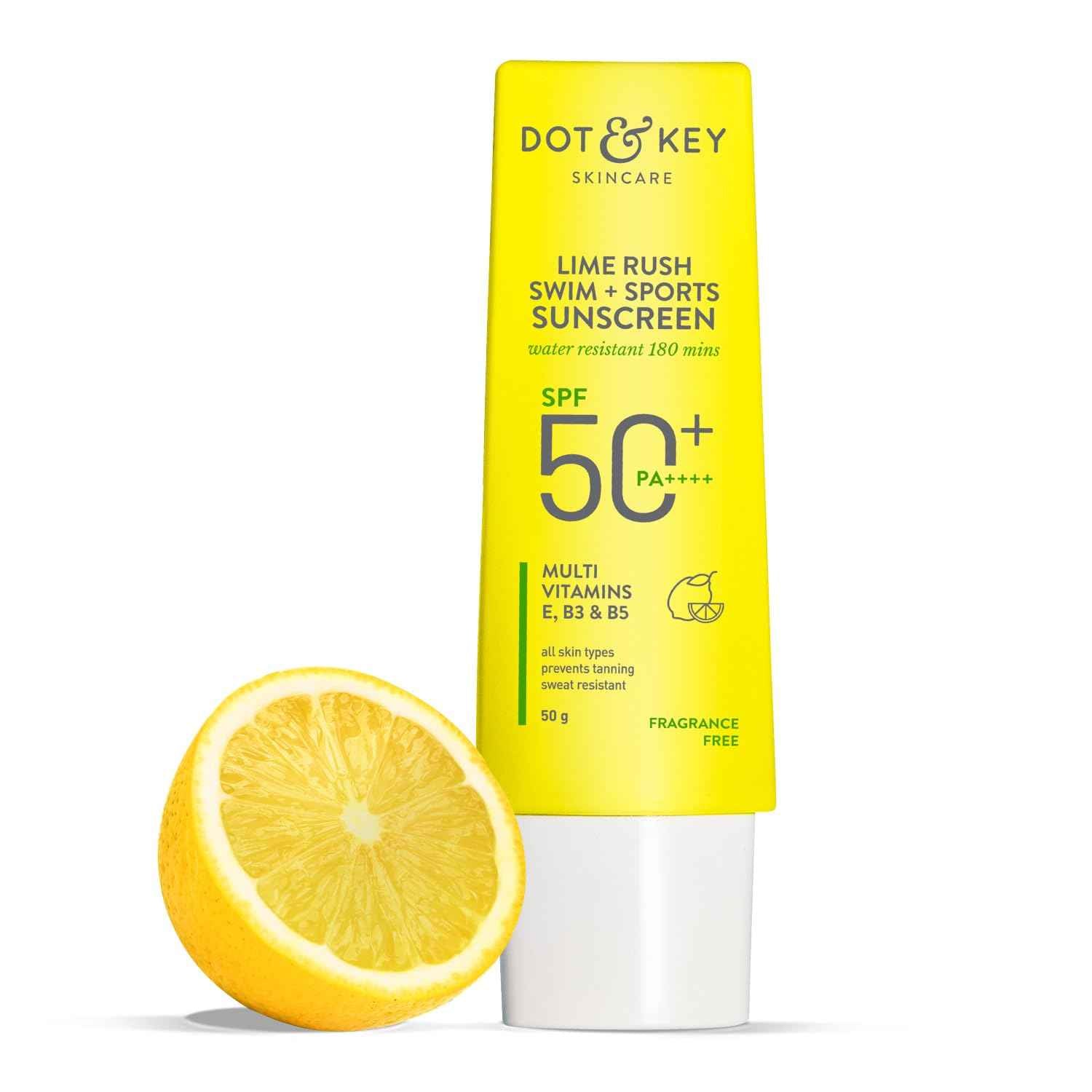 Dot & Key Lime Rush Swim + Sports Sunscreen SPF 50+ PA++++ Water Resistant | 50g - GEHNA OFFICIAL