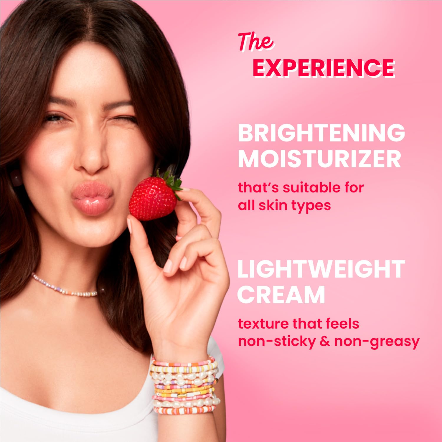 Dot & Key Strawberry Dew Brightening Moisturizer with Niacinamide & Peptides | 80g - GEHNA OFFICIAL