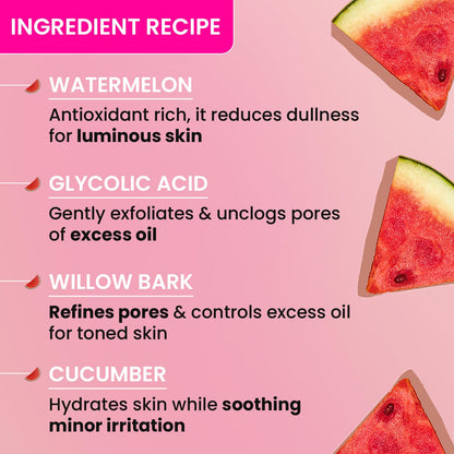 Dot & Key Watermelon Superglow Pore Tightening Toner with Cucumber & Glycolic Acid | 150ml - GEHNA OFFICIAL