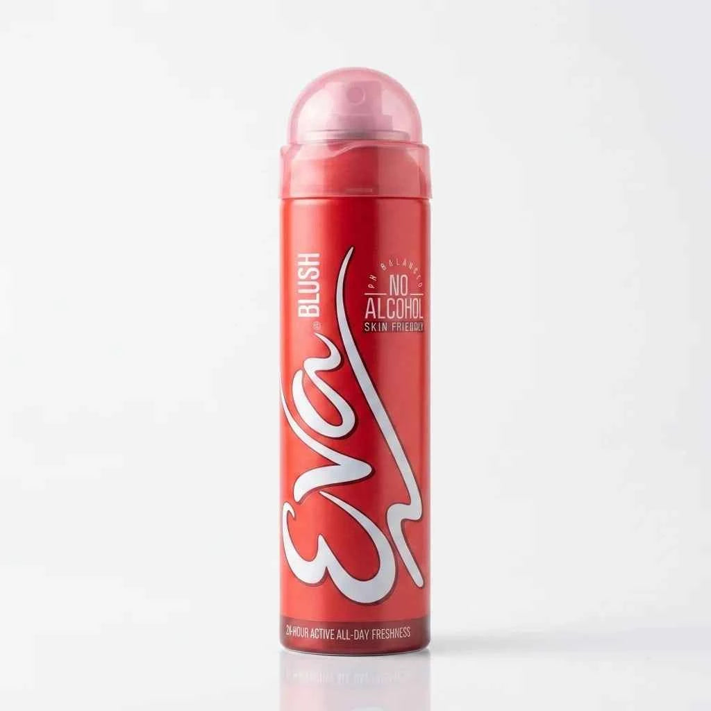 Eva Blush Deodorant Spray for Women 125ml Alcohol Free Long Lasting Freshness