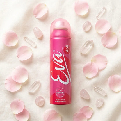 Eva Doll Deodorant Spray for Women 125ml Alcohol Free Long Lasting Freshness