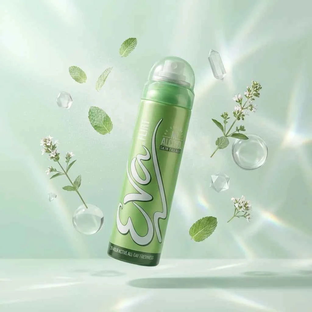Eva Flirt Deodorant Spray for Women 125ml Alcohol Free Long Lasting Freshness