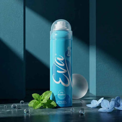 Eva Fresh Deodorant Spray for Women 125ml Alcohol Free Long Lasting Freshness